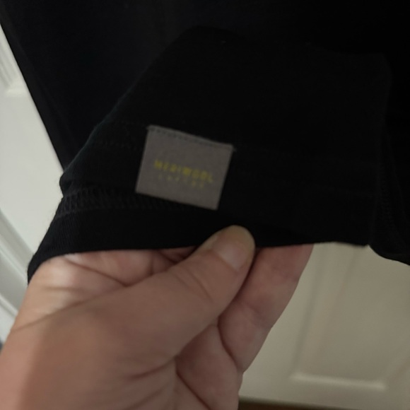 Meriwool Mens Shirt Base Layer Sz XXL 100% Merino Wool Black 250G NEW - Picture 4 of 6